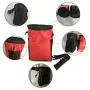 Dog Treat Pouch for Training Upper Handy Drawstring Dog Treat Pouch Bag Puppy Pet Training Walking Pouch With Side Mesh Pockets And Front Pockets Pet Training Bag Easily Carries Pet Toys, Kibble, Trea