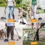 Balhvit Dog Pooper Scooper, Adjustable Long Handle Metal Tray, Rake and Spade Poop Scoop, Ergonomic Length, Strong and Sturdy, Pet Waste Removal for Large Dogs and Pets, Great for Lawns & Gravel Balhvit Dog Pooper Scooper, Adjustable Long Handle Metal Tray, Rake and Spade Poop Scoop, Ergonomic Length, Strong and Sturdy, Pet Waste Removal for Large Dogs and Pets, Great for Lawns & Gravel