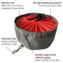 Leashboss Collapsible Dog Bowls - Two Large 64 Ounce Folding Travel Water and Food Bowls