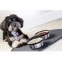 Envision Home 443301 Microfiber Pet Bowl Mat, 12.5 Inch x 21.5 Inch, Black