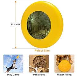 Pet Frisbee Flying Disc Dog Toy - Multifunction Silver Moonlight John Atkinson Grimshaw