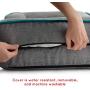Brindle Waterproof Designer Memory Foam Pet Bed-Removable Machine Washable Cover-4 Inch Orthopedic Pet Bed-Joint Relief