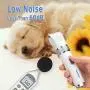 DadyMart Dog Clippers, Low Noise Dog Grooming Kit Rechargeable Cordless Dog Trimmer with 2 Batteries, Electric Pet Hair Grooming Tools for Small Middle Large Dogs Cats with Thick Coats DadyMart Dog Clippers, Low Noise Dog Grooming Kit Rechargeable Cordless Dog Trimmer with 2 Batteries, Electric Pet Hair Grooming Tools for Small Middle Large Dogs Cats with Thick Coats