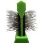 Pixikko Double Sided Flexible Head Slicker Brush for Cats & Dogs Daily Grooming