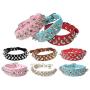 Dogs Kingdom 10''-24'' Length Soft Leather Mushrooms Rivet and Spikes Studded Adjustable Buckle Pet Puppy Dog Collar for Small Medium Large Dogs Breeds