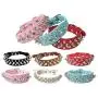 Dogs Kingdom 10''-24'' Length Soft Leather Mushrooms Rivet and Spikes Studded Adjustable Buckle Pet Puppy Dog Collar for Small Medium Large Dogs Breeds