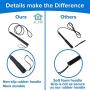 JT PET Dog Flirt Pole for Dogs Large Dog Teaser Pole Lure Stick Dog Training Dog Pole for Large Dogs Flirt Pole for Large Dogs Extendable Flirt Pole Dogs