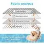 BFACCIA Washable Pee Pads for Dogs Resuable Dog Pee Pad Waterproof and Absorbent Travel Leak-Proof Dog Puppy Training Pads,Protects Floors and Rugs,Easy Cleanup (M-Grey)