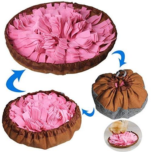 PLAYJOY Dog Puzzle Toys, Snuffle Mat for Dogs, Interactive Dog Feeding Mat, Encourages Natural Foraging Skills for Dogs, Cat Food Mat, Dog Feeding Mat for Anxious Dogs Indoor Outdoor