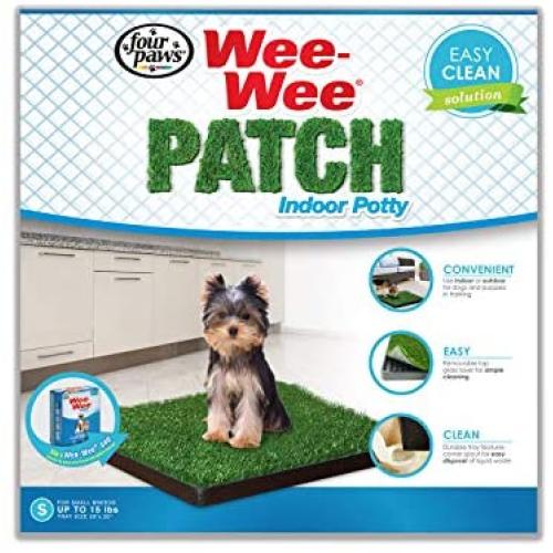 Four Paws Wee-Wee Dog Grass Patch Tray Small