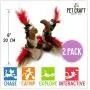 Pet Craft Supply Co. Kitty Condor Crazy Catnip Cuddler Funny Cuddling Chasing Hunting Irresistible Stimulating Soft Plush Boredom Relief Interactive Cat Toy with Realistic Feathers Pet Craft Supply Co. Kitty Condor Crazy Catnip Cuddler Funny Cuddling Chasing Hunting Irresistible Stimulating Soft Plush Boredom Relief Interactive Cat Toy with Realistic Feathers
