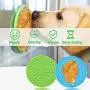 Dog Licking Pad, Slow Feeder Dog Mat Peanut Butter Lick Pad, Pet Bathing Shower Grooming Training Puzzle Lick Mat for Pet Entertain Anxiety Relief Boredom, Promote IQ Health for Dog Cat Protect Gums … Dog Licking Pad, Slow Feeder Dog Mat Peanut Butter Lick Pad, Pet Bathing Shower Grooming Training Puzzle Lick Mat for Pet Entertain Anxiety Relief Boredom, Promote IQ Health for Dog Cat Protect Gums …
