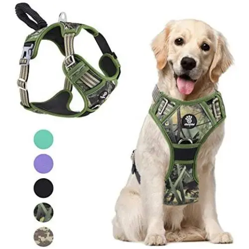 VavoPaw Dog Vest Harness, No Pull Design Pet Soft Padded Reflective Leash Chest Harness with Adjustable Strap for Various Sizes Dogs, Easy to Control VavoPaw Dog Vest Harness, No Pull Design Pet Soft Padded Reflective Leash Chest Harness with Adjustable Strap for Various Sizes Dogs, Easy to Control