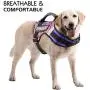 PAWABOO Service Dog Vest Harness, Premium Durable Heavy Duty Soft Padded Reflective Dog Vest Harness with 2 Removable Hook and Loop Patches, Strong PVC Handle on Top PAWABOO Service Dog Vest Harness, Premium Durable Heavy Duty Soft Padded Reflective Dog Vest Harness with 2 Removable Hook and Loop Patches, Strong PVC Handle on Top