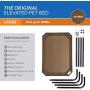 Coolaroo The Original Elevated Pet Bed Large Nutmeg