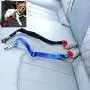 Pet Pet Dog Cat Car Seat Belt Adjustable Harness Seatbelt Lead Leash for Small Medium Dogs Travel Clip Safety Dog Leash 12 Color (Color : Sky Blue)