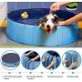 GabeFish Collapsible Dog Pool for Small Medium Large Breeds, Cats Foldable Summer Bathing Tub