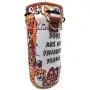 Collapsible Dog Bowl, Foldable Expandable Cup Dish with Neoprene Insulated Water Bottle Holder Carrier for (1-1.5L) Containers (Standard, Brown Dog Lover Design)