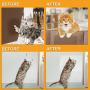 MUCH Cat Furniture Protector from Pet Scratch Deterrent, Transparent Clear Double Side Anti-Scratch Free for Furniture, Sofa, Wall Protector 8 Packs Residue Free