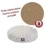 Grey Towers Large Round Indoor Outdoor Pet Dog Bed With Removable Washable Cover By Majestic Pet Products