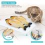 Growom Electric Fish Cat Toy, Funny Interactive Pets Pillow Chew Bite Kick Supplies Catnip Toys Perfect for Cat/Kitty/Kitten Fish Flop Lifetime Replacement Guarantee