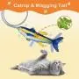 Cat Toys - Interactive Kitten Toys for Indoor Cats, No Noise, Funny, Washable & Skin-Friendly Floppy Fish Cat Toy, Catnip Toy Gift for Your Pets Cat Toys - Interactive Kitten Toys for Indoor Cats, No Noise, Funny, Washable & Skin-Friendly Floppy Fish Cat Toy, Catnip Toy Gift for Your Pets