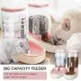 UniqueFit Pets Cats Dogs Automatic Waterer and Food Feeder 3.8 L with 1 Water Dispenser and 1 Pet Automatic Feeder UniqueFit Pets Cats Dogs Automatic Waterer and Food Feeder 3.8 L with 1 Water Dispenser and 1 Pet Automatic Feeder