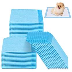 FancyWhoop Puppy Training Pads for Dog Pet Pee Absorbent Toilet Pee Wee Mat Anti Slip Leakproof for S (100 Pack 12.99 x 17.71 inch)