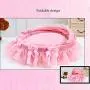 Creation Core Luxury Washable Pet Puppy Cat Princess Lace Bed with Canopy