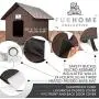 FURHOME COLLECTIVE Heated Cat Houses for Indoor Cats, Elevated, Waterproof and Insulated - A Safe Pet House and Kitty Shelter for Your Cat or Small Dog to Stay Warm & Dry.