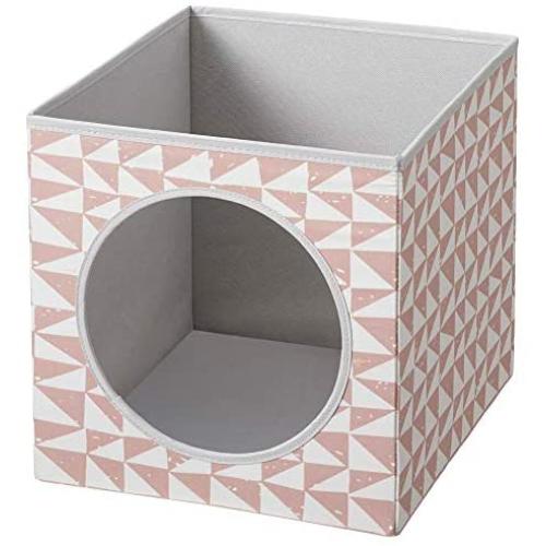 IKEA LURVIG Cat House, Pink, 13 x 15 x 13 inch