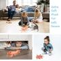LaoNa Flippity Lobster Cat Toy Electric Moving Cat Fish Catnip Toy Plush Interactive cat Toys Funny Pets Pillow for Indoor Kitten (2 Pcs)