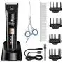 Hatteker Dog Clippers Professional Pet Grooming Kit Low Noise Cordless Waterproof Cat Hair Trimmer with Comb Guides Scissors Hatteker Dog Clippers Professional Pet Grooming Kit Low Noise Cordless Waterproof Cat Hair Trimmer with Comb Guides Scissors