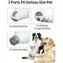 Kiket Dog Nail Grinder, Electric Pet Paw Trimmer Ultra-Quiet Cat Nail Grinder Painless Claw Grooming for Small Large Medium Dogs & Cats, 10 Hours Working Time, Rechargeable, White Kiket Dog Nail Grinder, Electric Pet Paw Trimmer Ultra-Quiet Cat Nail Grinder Painless Claw Grooming for Small Large Medium Dogs & Cats, 10 Hours Working Time, Rechargeable, White