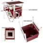 Petsfit Outdoor Cat House with Escape Door and Stairs