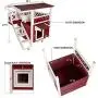 Petsfit Outdoor Cat House with Escape Door and Stairs