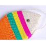 Hypeety Cat Scratching Board Creative Fish Shaped Cat Claw Toy Colorful Sisal Pad Scratch Lounge Durable Scratching Pad Interaction Toy