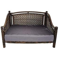 Maharaja Rattan Pet Day Bed, Indoor/Outdoor