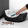 Beldray LA071590EU Plus+ TPR Upholstery Brush | Rubber Bristles Capture Dust and Dirt | Ideal for Homes with Pets | Turquoise/Grey, 25 x 5 x 3 cm