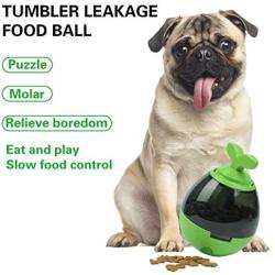 Miwaimao Pet Cats and Dogs Treat Dispenser Toy - Puzzle Feeder for Dogs and Cats, Indoor Interactive Tumbler Pet Toy Ball