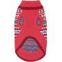 Blueberry Pet Fair Isle Style Sugar Coral Dog Sweater, Matching Sweater for Pet Owner
