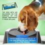 Petriz Dog Water Bowl No Spill Water Bowl for Dogs Floating Bowl Dog Dripless Water Bowl Slow Down Water Feeder Spill Proof Anti Splash for Pets/Cats
