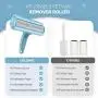 DELOMO Pet Hair Remover Roller - Dog & Cat Fur Remover with Self-Cleaning Base - Efficient Animal Hair Removal Tool - Perfect for Furniture, Couch, Carpet, Car Seat