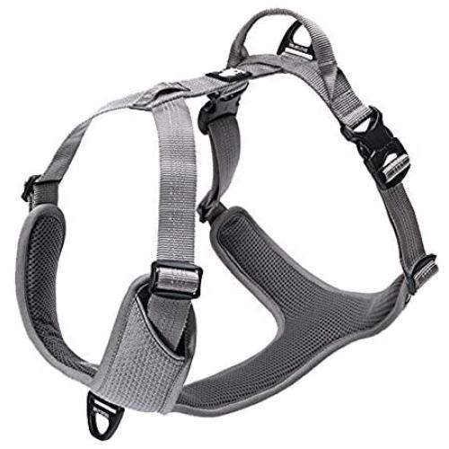 Dog Harness Outdoor Adventure II Reflective Vest with 2 Leash Attachments Matching Leash and Collar Available TLH6071