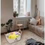 Geyecete Dog Dog Toy Basket Storage Cotton Rope Storage Basket Pet/Doy Toy Box Dog Storage Basket Basket Dog Toy Storage Basket-Dog