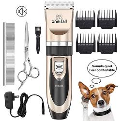oneisall Low Noise Dog Clippers+Stepless Speed Dog Nail Grinder