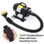 Free Paws Dog Dryer 4.0 HP 2 Speed Adjustable Heat Temperature Pet Dog Grooming Hair Dryer Blower Professional with 5 Different Nozzles and a Shower Massage Glove Free Paws Dog Dryer 4.0 HP 2 Speed Adjustable Heat Temperature Pet Dog Grooming Hair Dryer Blower Professional with 5 Different Nozzles and a Shower Massage Glove