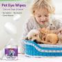 150 Pads Pet Eye Wipes,Eye Tear Stain Remover Wipes for Cats & Dogs,Eye Crust Treatment for White Fur,Unscented Gentle Pet Tear Wipe