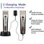 Dog Grooming Clippers 5-Speed Professional Cordless Pet Hair Clippers Trimmer Kit Heavy Duty,Low Noise Rechargeable Electric Cat Grooming Tools for Thick Coats,Large Dogs with Intelligent LCD Reminder