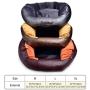 CtopoGo Pet Dog Bed Round Donut Pet Puppy Bed Lounge Sofa Removable Washable Leather Cover, Cushion for Dog/Puppy Ultra Soft